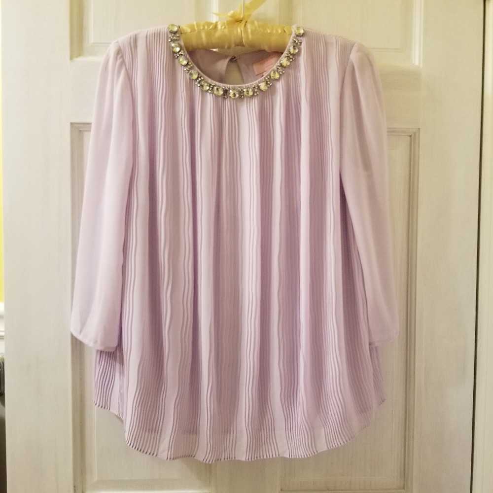 Ted Baker Embellished Woven Top size 2